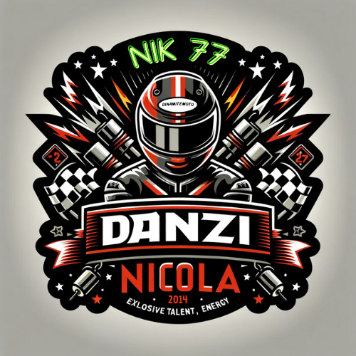 dinamitemoto Logo DANZI NICOLA NIK 77