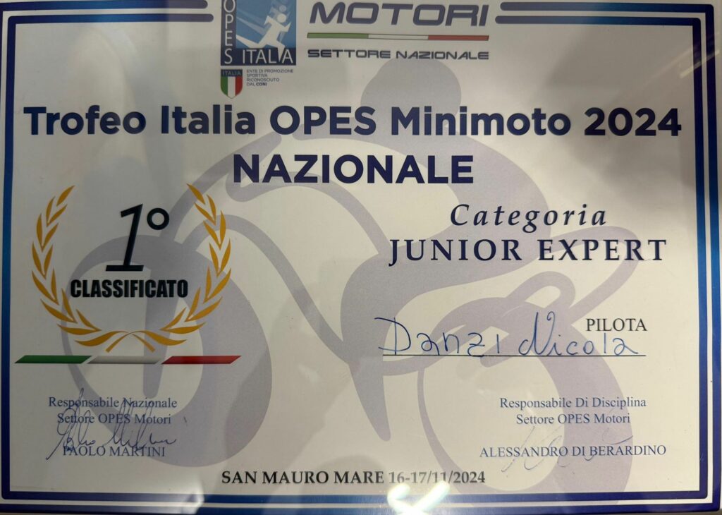 galleria trofei pilota nicola danzi