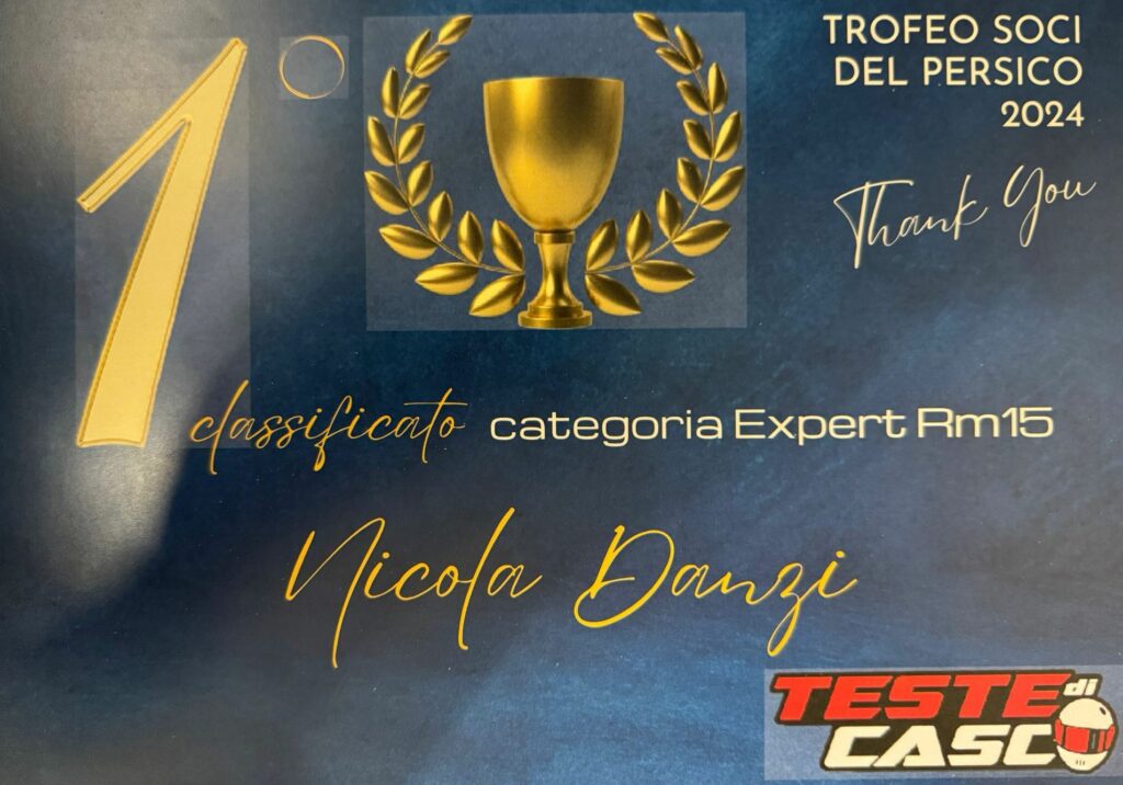 Nicola Danzi Dinamitemoto Trofeo Soci del Persico 2024 primo classificato